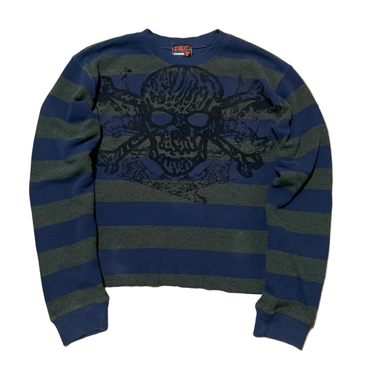 crossbones striped longsleeve