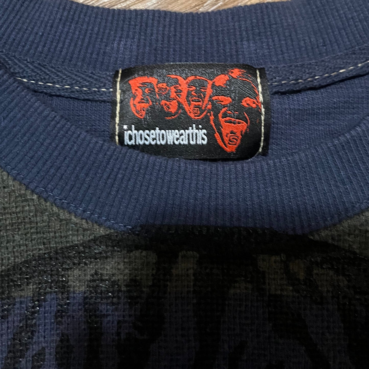 crossbones striped longsleeve